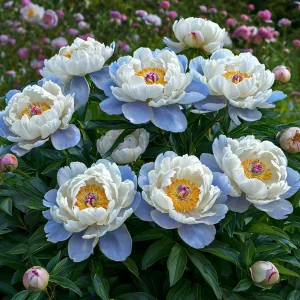 Пион Акварельный Этюд купить по цене от 806р. в интернет-магазине «Посадика» с доставкой почтой в в Богородицке и по всей России – [изображение №1].